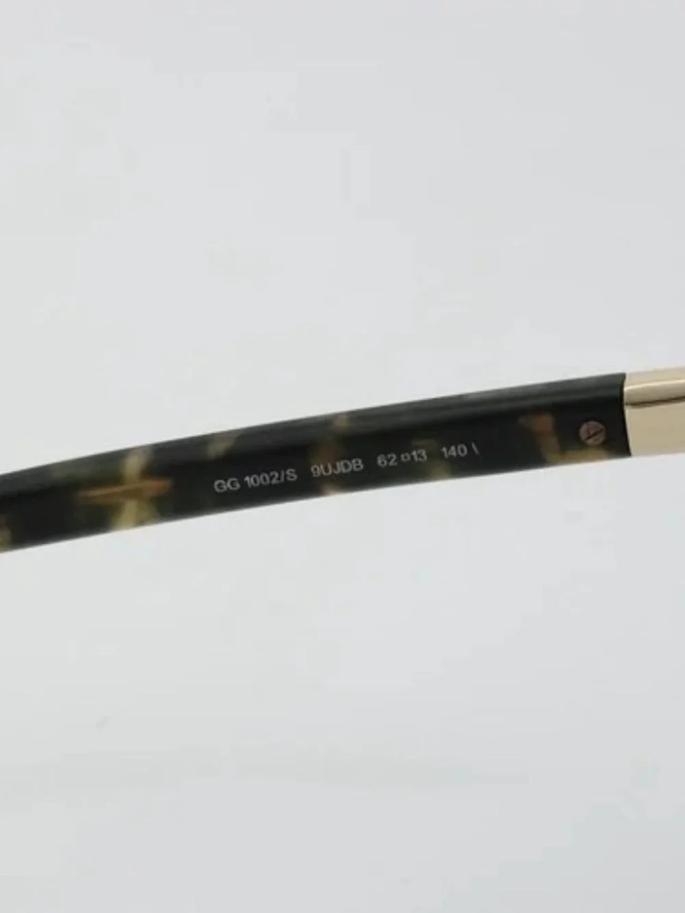 GUCCI Sunglasses plastic Brown Auth 179325A